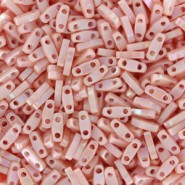 Miyuki quarter tila 5x1.2mm beads - Opaque salmon luster QTL-596